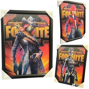 📦 New Fortnite Gaming Framed 3D Lenticular Poster / Picture